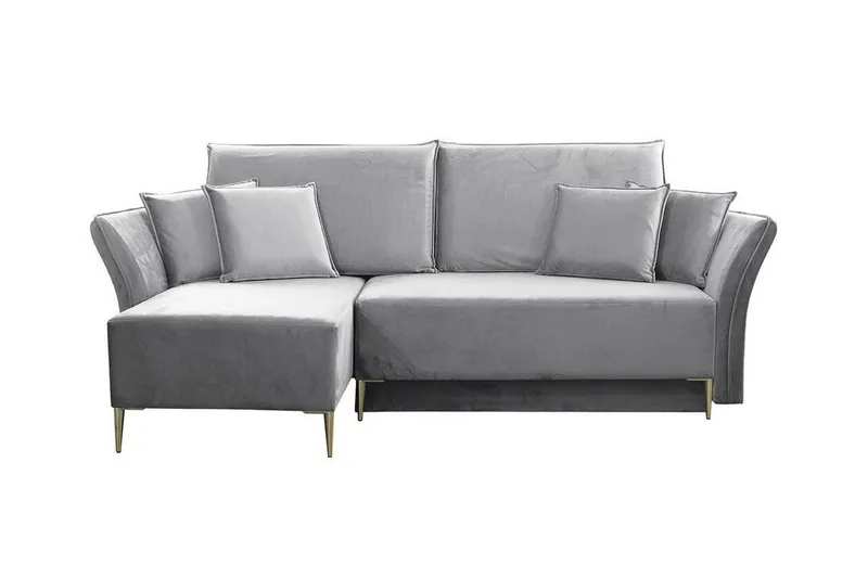 Staffin 3-sits Hörnbäddsoffa Ljusgrå - Møbler - Sofaer - Sovesofaer - Hjørnesovesofa