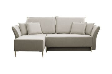 Staffin 3-sits Hörnbäddsoffa NO_BRAND beige - Møbler - Sofaer - Sovesofaer - Hjørnesovesofa