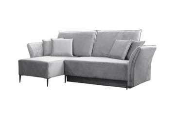 Staffin 3-sits Hörnbäddsoffa NO_BRAND Ljusgrå - Møbler - Sofaer - Sovesofaer - Hjørnesovesofa
