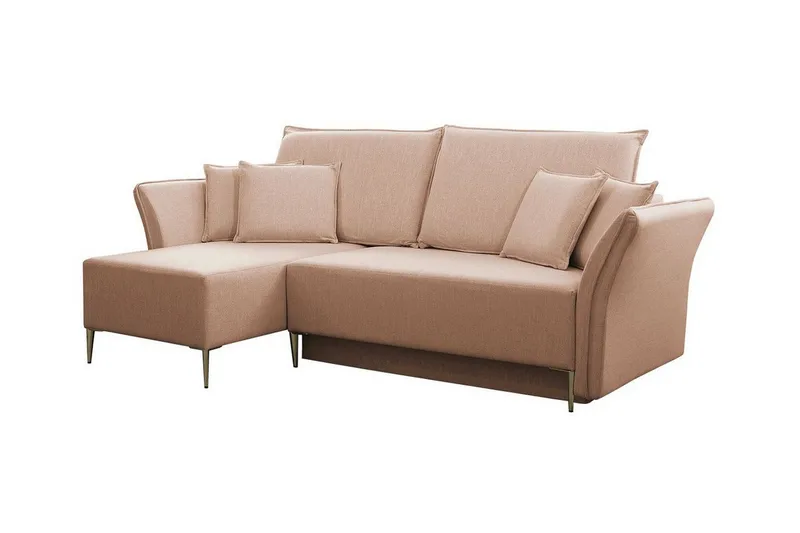 Staffin 3-sits Hörnbäddsoffa NO_BRAND Pink