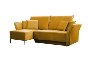 Staffin 3-sits Hörnbäddsoffa Yellow - Møbler - Sofaer - Sovesofaer - Hjørnesovesofa