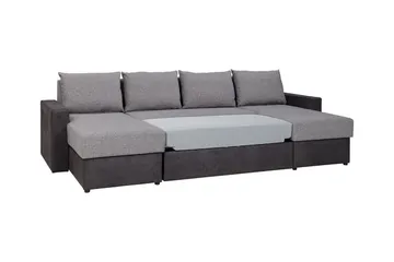 Staffin 4-sits Hörnbäddsoffa Dark grey - Møbler - Sofaer - Sovesofaer - Hjørnesovesofa