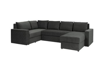 Staffin 4-sits Hörnbäddsoffa NO_BRAND Dark grey - Møbler - Sofaer - Sovesofaer - Hjørnesovesofa
