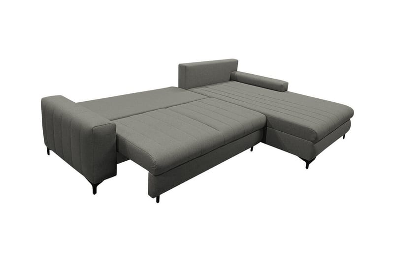 Talby 3-seter Høyre Sovesofa 135x255 cm med Oppbevaring i Stoff - Gul - Møbler - Sofaer - Sovesofaer - Sovesofa divan