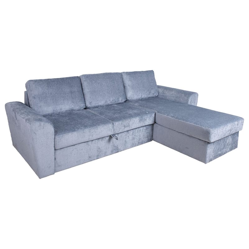 Hjørnesovesofa Tjörnö - Blågrå - Møbler - Sofaer - Sovesofaer - Hjørnesovesofa