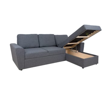 Hjørnesovesofa Tjörnö - Grå - Møbler - Sofaer - Sovesofaer - Langsgående sovesofa