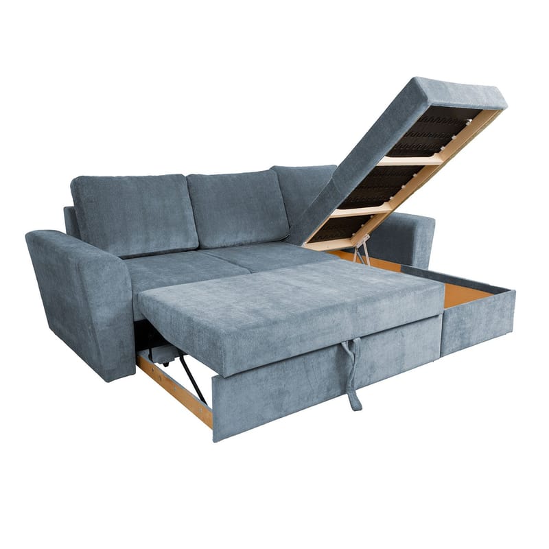Hjørnesovesofa Tjörnö - Grå - Møbler - Sofaer - Sovesofaer - Sovesofa divan