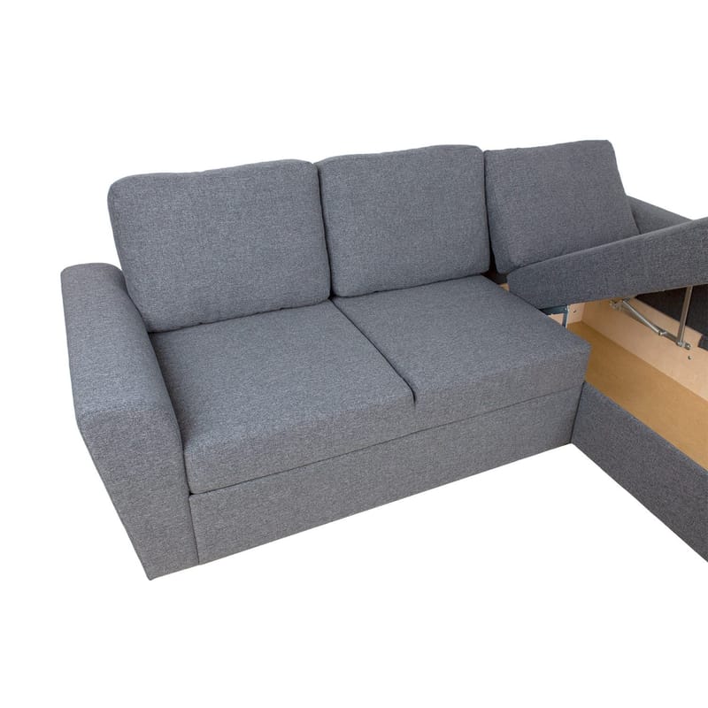 Hjørnesovesofa Tjörnö - Grå - Møbler - Sofaer - Sovesofaer - Langsgående sovesofa