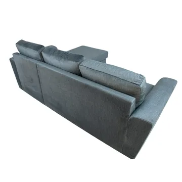 Hjørnesovesofa Tjörnö - Grønn fløyel - Møbler - Sofaer - Sovesofaer - Hjørnesovesofa
