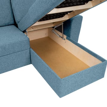 Hjørnesovesofa Tjörnö - Lyseblå - Møbler - Sofaer - Sovesofaer - Hjørnesovesofa