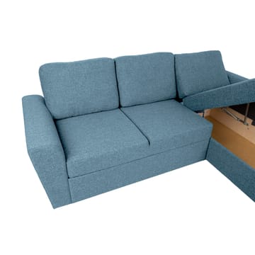 Hjørnesovesofa Tjörnö - Lyseblå - Møbler - Sofaer - Sovesofaer - Hjørnesovesofa