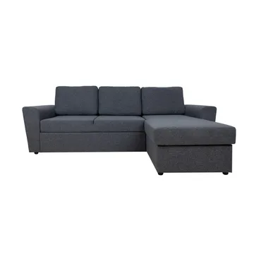 Hjørnesovesofa Tjörnö - Mørk grå - Møbler - Sofaer - Sovesofaer - Sovesofa divan