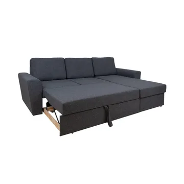 Hjørnesovesofa Tjörnö - Mørk grå - Møbler - Sofaer - Sovesofaer - Sovesofa divan