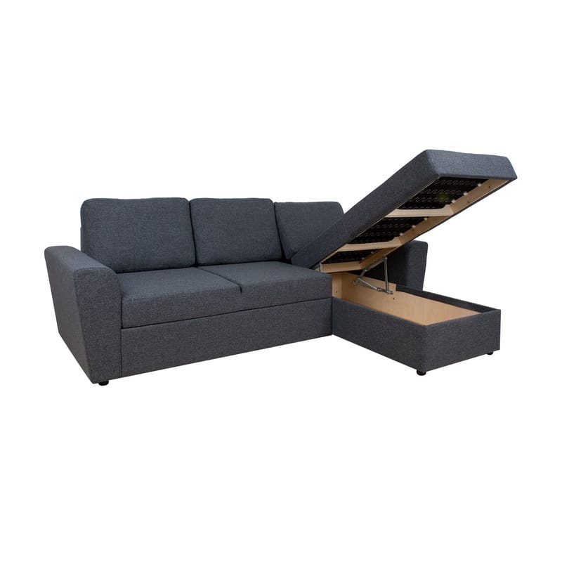 Hjørnesovesofa Tjörnö - Mørk grå - Møbler - Sofaer - Sovesofaer - Sovesofa divan