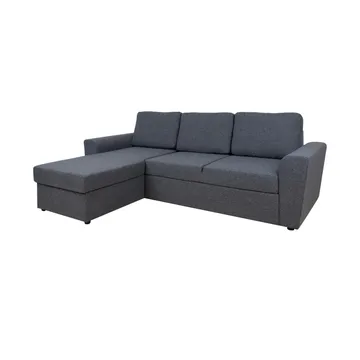 Hjørnesovesofa Tjörnö - Mørk grå - Møbler - Sofaer - Sovesofaer - Sovesofa divan