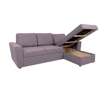 Hjørnesovesofa Tjörnö - Vintage rosa - Møbler - Sofaer - Sovesofaer - Hjørnesovesofa