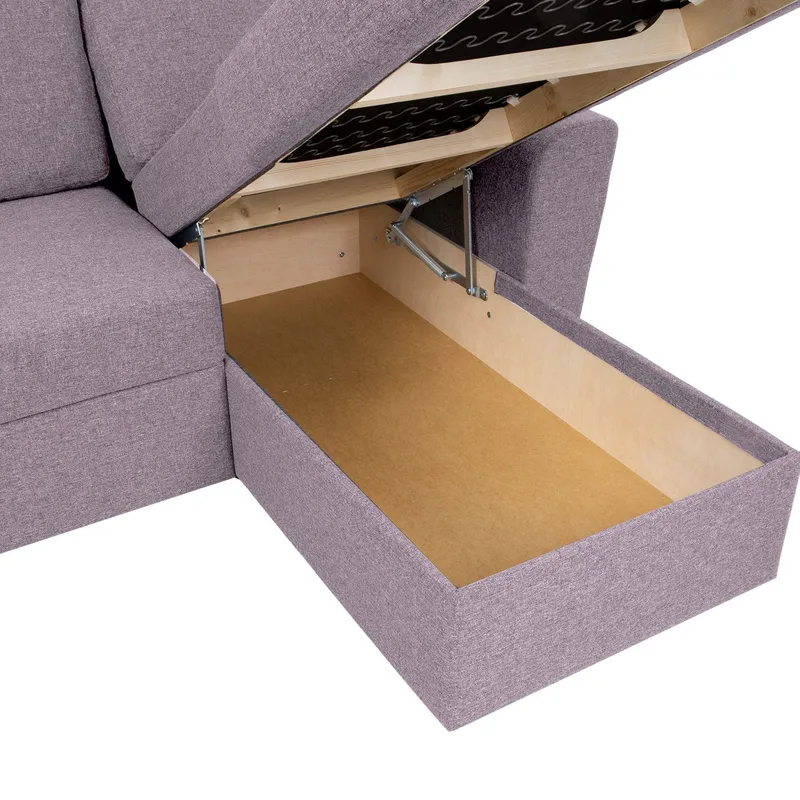 Hjørnesovesofa Tjörnö - Vintage rosa - Møbler - Sofaer - Sovesofaer - Hjørnesovesofa