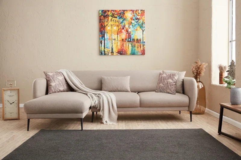 Wenus Divansovesofa 3-seters, Beige