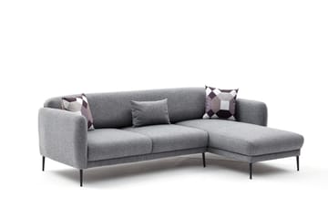 Wenus Divansovesofa 3-seters - Grå - Møbler - Sofaer - Sovesofaer - Hjørnesovesofa