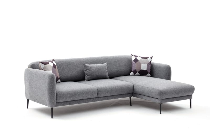 Wenus Divansovesofa 3-seters - Grå - Møbler - Sofaer - Sovesofaer - Hjørnesovesofa