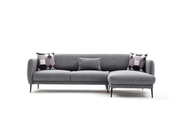 Wenus Divansovesofa 3-seters - Grå - Møbler - Sofaer - Sovesofaer - Hjørnesovesofa