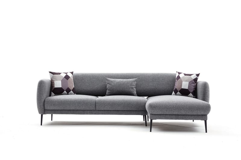 Wenus Divansovesofa 3-seters - Grå - Møbler - Sofaer - Sovesofaer - Hjørnesovesofa