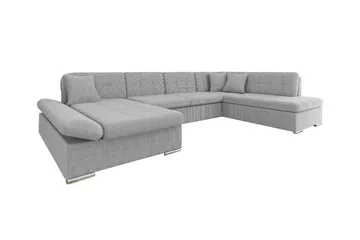 Zumar 4-sits Hörnbäddsoffa Ljusgrå - Møbler - Sofaer - Sovesofaer - Sovesofa divan
