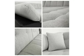 Zumar 4-sits Hörnbäddsoffa NO_BRAND beige - Møbler - Sofaer - Sovesofaer - Hjørnesovesofa