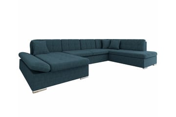 Zumar 4-sits Hörnbäddsoffa NO_BRAND Dark blue - Møbler - Sofaer - Sovesofaer - Hjørnesovesofa
