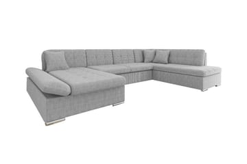 Zumar 4-sits Hörnbäddsoffa NO_BRAND Ljusgrå - Møbler - Sofaer - Sovesofaer - Sovesofa divan