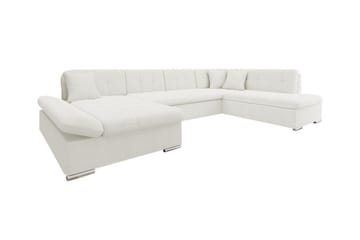 Zumar 5-sits Hörnbäddsoffa NO_BRAND White - Møbler - Sofaer - Sovesofaer - Sovesofa divan