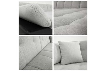 Zumar 5-sits Hörnbäddsoffa NO_BRAND White - Møbler - Sofaer - Sovesofaer - Sovesofa divan