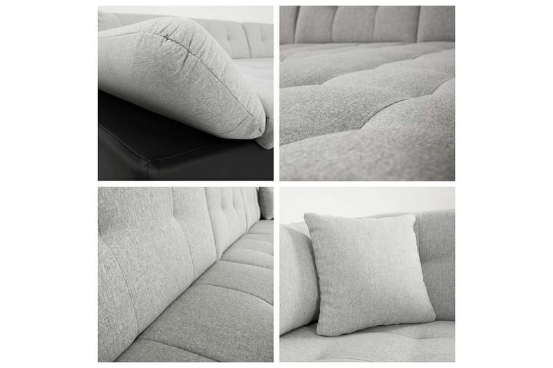 Zumar 5-sits Hörnbäddsoffa NO_BRAND White - Møbler - Sofaer - Sovesofaer - Sovesofa divan