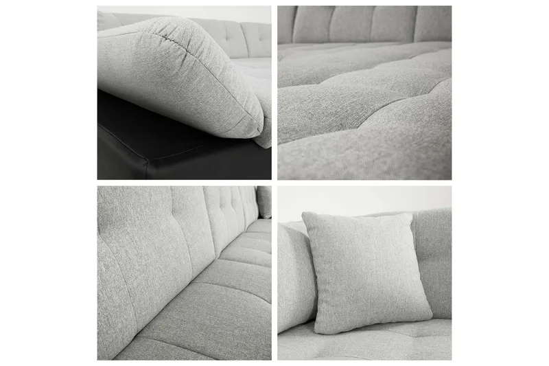 Zumar 5-sits Hörnbäddsoffa White - Møbler - Sofaer - Sovesofaer - Hjørnesovesofa