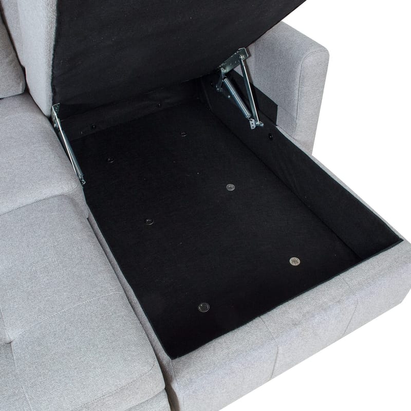 Hjørnesovesofa Porsen - Grå - Møbler - Sofaer - Sovesofaer - Hjørnesovesofa