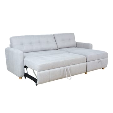 Hjørnesovesofa Porsen - Grå - Møbler - Sofaer - Sovesofaer - Hjørnesovesofa