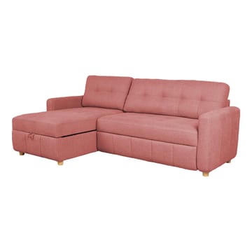 Hjørnesovesofa Porsen - Rosa - Møbler - Sofaer - Sovesofaer - Hjørnesovesofa