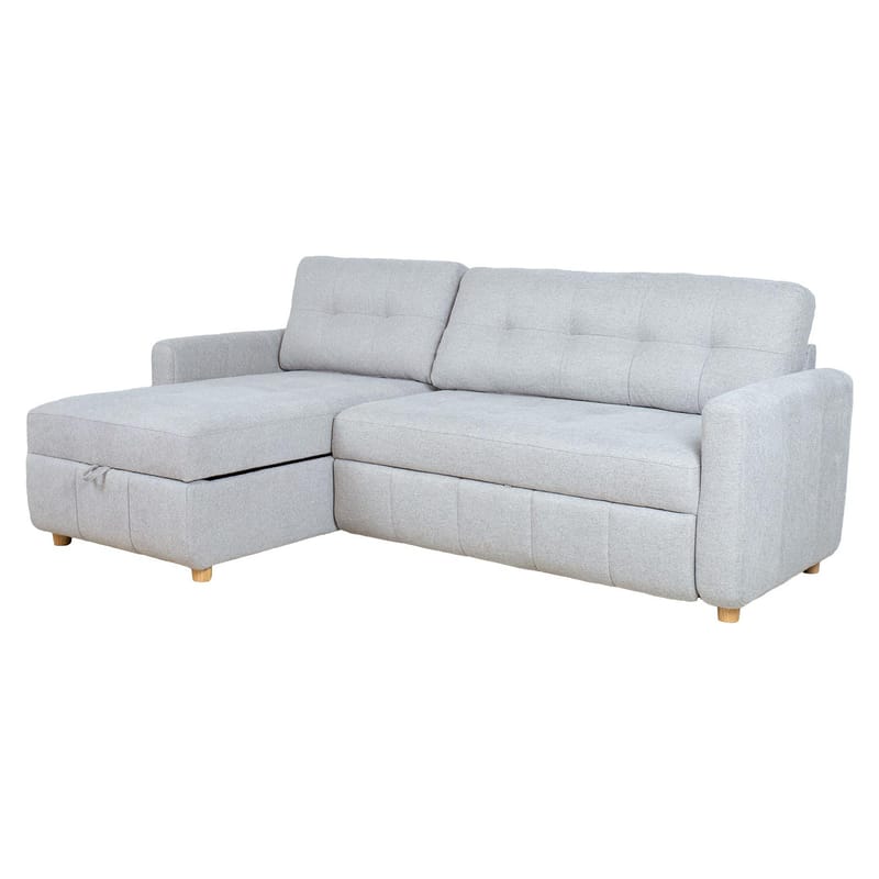 Hjørnesovesofa Porsen - Grå - Møbler - Sofaer - Sovesofaer - Hjørnesovesofa