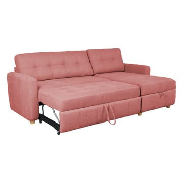 Hjørnesovesofa Porsen - Rosa - Møbler - Sofaer - Sovesofaer - Hjørnesovesofa