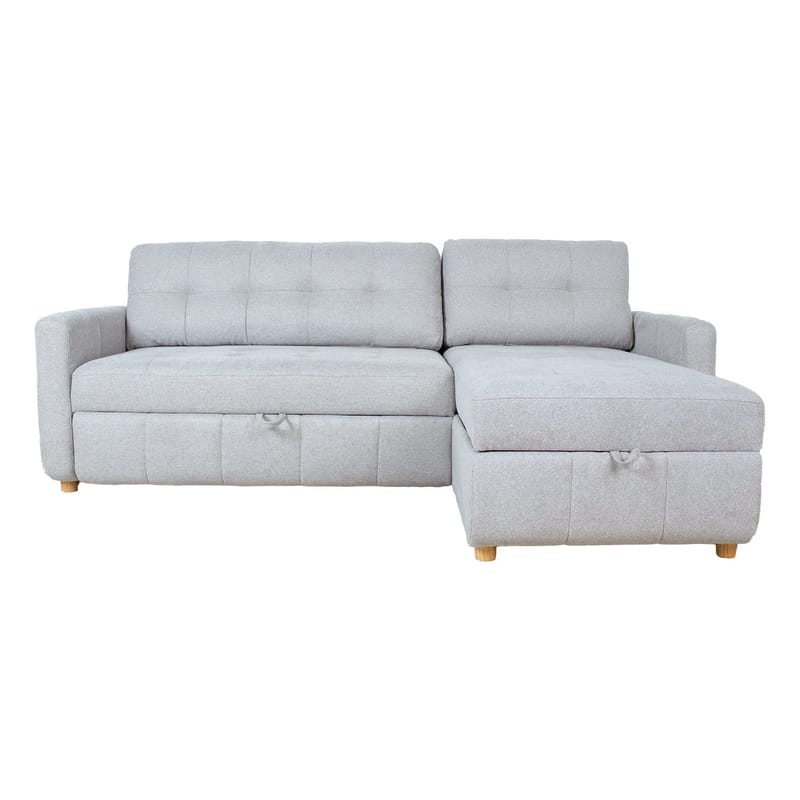 Hjørnesovesofa Porsen - Grå - Møbler - Sofaer - Sovesofaer - Hjørnesovesofa
