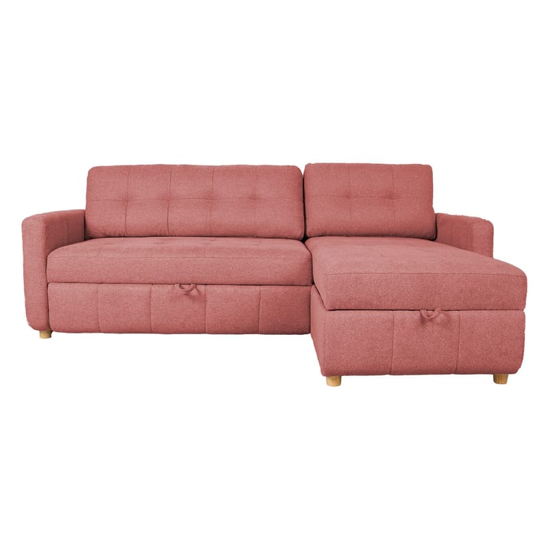 Hjørnesovesofa Porsen - Rosa - Møbler - Sofaer - Sovesofaer - Hjørnesovesofa
