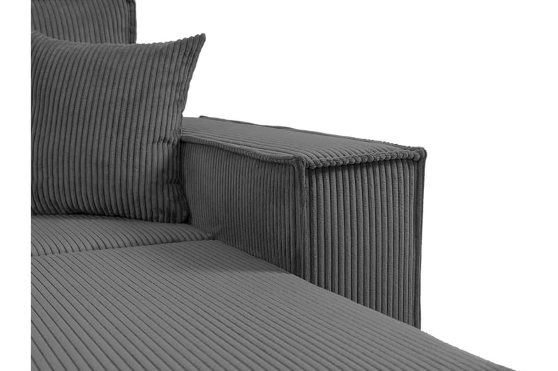 Hobson Sovesofa 3-seter i Plysj - Hvit - Møbler - Sofaer - Sovesofaer - 3 seters sovesofa