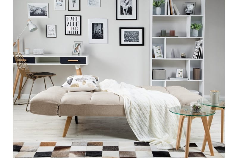 Ingaro Sovesofa 182 cm - Beige - Møbler - Sofaer - Sovesofaer - Langsgående sovesofa