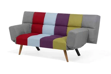 Ingaro Sovesofa 182 cm - Flerfarget - Møbler - Sofaer - Sovesofaer - 3 seters sovesofa
