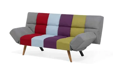 Ingaro Sovesofa 182 cm - Flerfarget - Møbler - Sofaer - Sovesofaer - 3 seters sovesofa