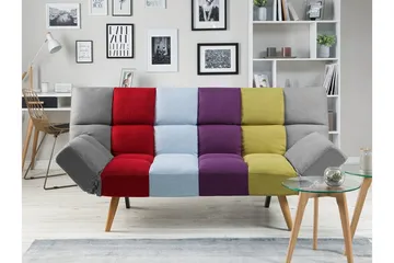 Ingaro Sovesofa 182 cm - Flerfarget - Møbler - Sofaer - Sovesofaer - 3 seters sovesofa