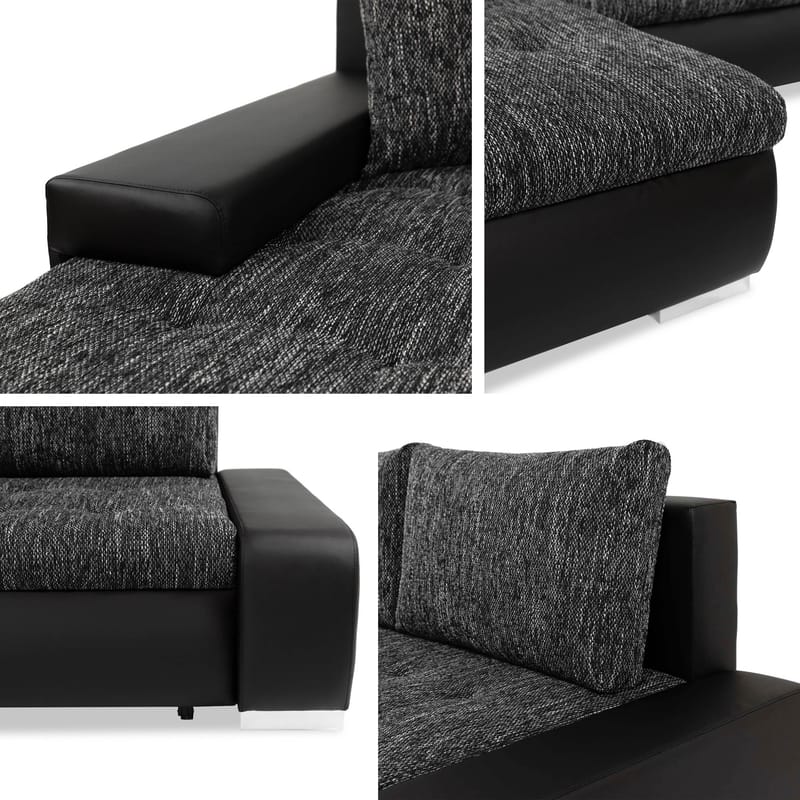 Irja 4-seters sovesofa med sjeselong, venstrevendt - Olivengrønn - Møbler - Sofaer - Sovesofaer - Hjørnesovesofa