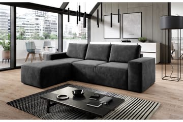Kamli Sovesofa m. Divan med Oppbevaring - Lysegrønn - Møbler - Sofaer - Sovesofaer - Langsgående sovesofa