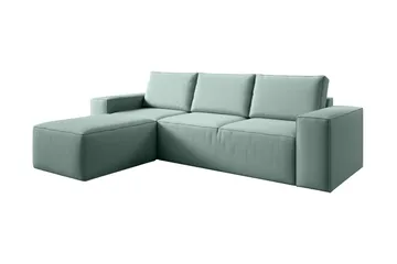 Kamli Sovesofa m. Divan med Oppbevaring - Turkis - Møbler - Sofaer - Sovesofaer - Sovesofa divan