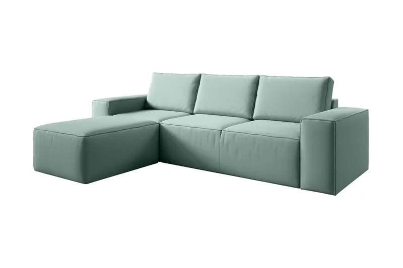 Kamli Sovesofa m. Divan med Oppbevaring - Turkis - Møbler - Sofaer - Sovesofaer - Sovesofa divan